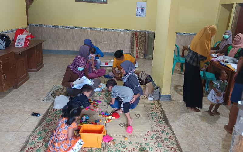Posyandu Menur Padukuhan Kalisonggo Kembali Melaksanakan Kegiatan Rutin Bulanan