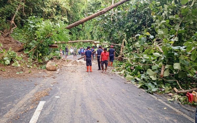 Dampak Hujan Deras di Sejumlah Wilayah Pendoworejo